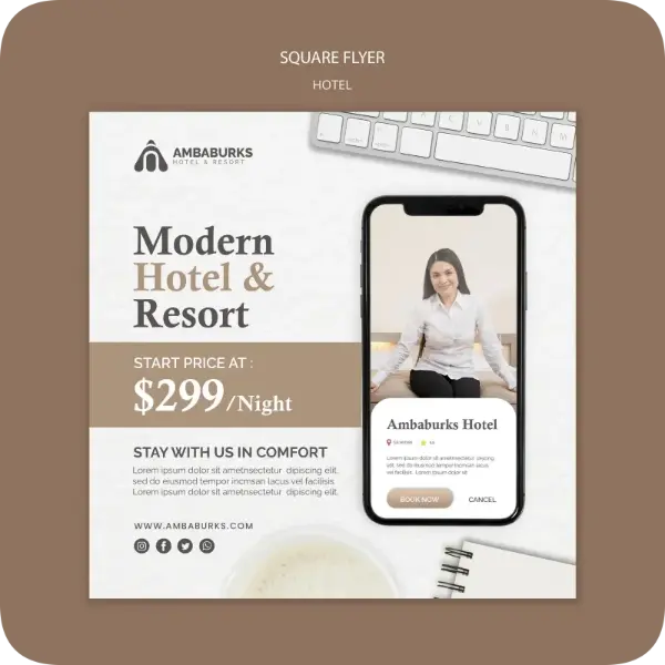 Hexkod ile otellere özel optimize edilmiş websitesi